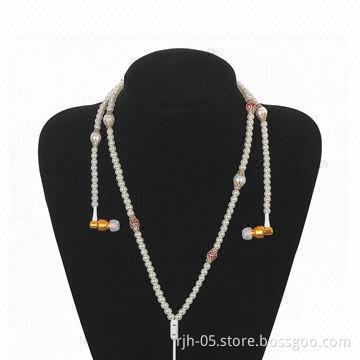 Necklace earphones